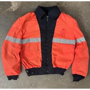 Vintage Blauer Reversible Bomber Jacket Men’s Small unisex Streetwear Utility